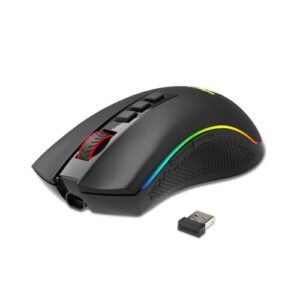 Mouse Gamer Redragon Cobra Pro RGB, Wireless, Sem Fio, 16000DPI, 8 Botões Programáveis, USB 2.4G – M711 Pro