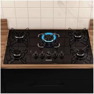 Cooktop Essencial 5 Bocas – Preto