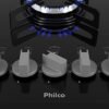 Cooktop a Gás Philco Cook Chef com 5 Bocas Preto