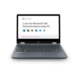 Notebook Positivo Duo 2 em 1 Intel Celeron Windows 11 Home 4GB 128GB, Tela 11.6″ IPS HD, Cinza – C4128B-3