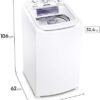 Máquina de Lavar Electrolux 8,5kg Branca Turbo Economia com Jet&Clean e Filtro Fiapos (LAC09) – 127V
