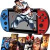 Vídeo Game Portátil X7 Retrô Console Multijogos Clássicos 8GB de Memória USB com Tela de 4.3” Polegadas e Saída de Video Interface para TV/AV