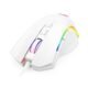 Redragon MOUSE GAMER GRIFFIN BRANCO COM LED RGB – M607W, UNICO