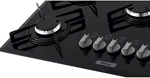 Cooktop a Gás Philco Cook Chef com 5 Bocas Preto